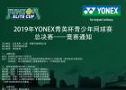 2019年YONEX青英杯青少年网球赛总决赛通知